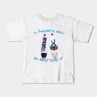 SW Thrawn Burgundy-Blue Surfboard Style v1 Kids T-Shirt